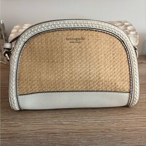Kate Spade Tan and Cream Crossbody Bag with Elegant Design
